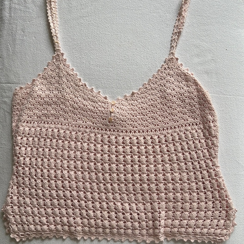 Victorias Secret Crocheted Tank